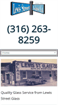 Mobile Screenshot of lewisstreetglass.com
